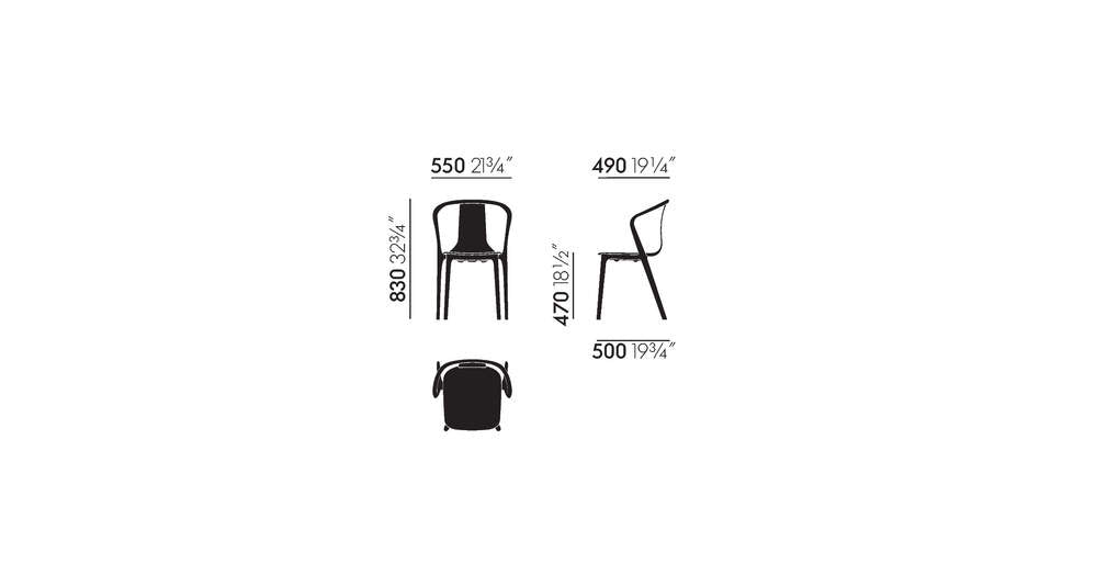 Belleville Stuhl Vitra