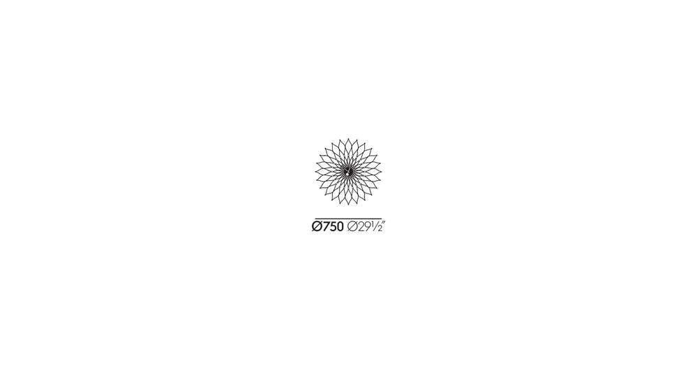 Vitra Sunflower Clock schwarz