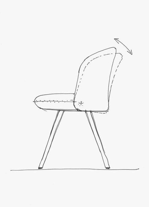 Mikado Stuhl mit Armlehnen Vitra