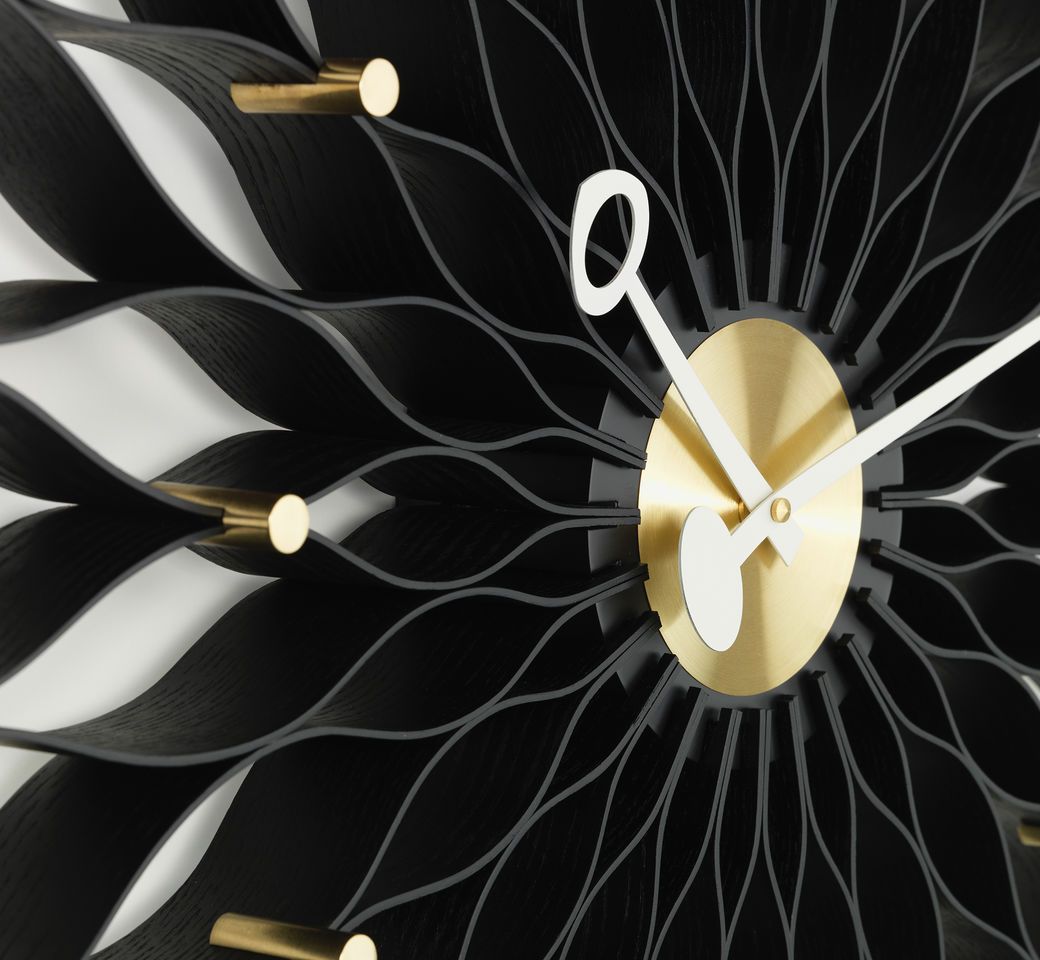 Vitra Sunflower Clock schwarz