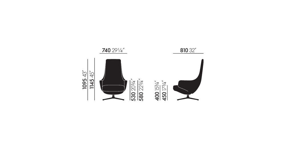 Ausstellungsstück - Repos Sessel Vitra