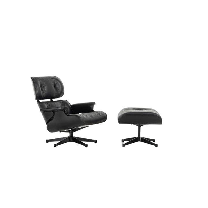 Lounge Chair & Ottoman Esche schwarz