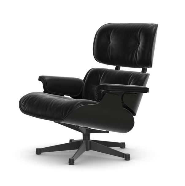 Lounge Chair & Ottoman Esche schwarz