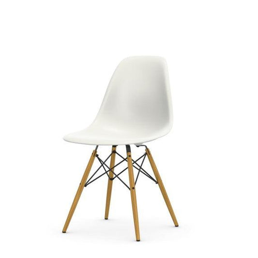 Vitra Stuhl DSW Plastic Chair, weiss, Ahorn